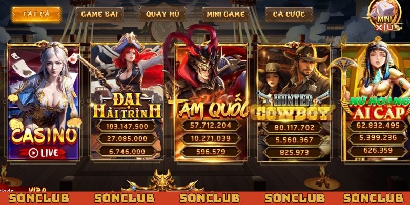 Hệ thống trò chơi hot là thế mạnh nổi bật tạo nên uy tín thương hiệu