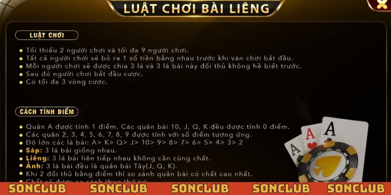 Nhà cái sẽ áp dụng quy tắc chia bài cơ bản